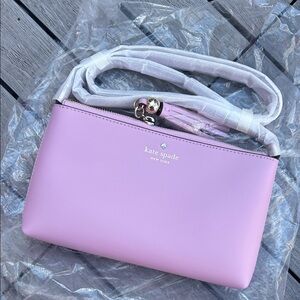 kate spade Lavender Pink Smooth Leather Crossbody